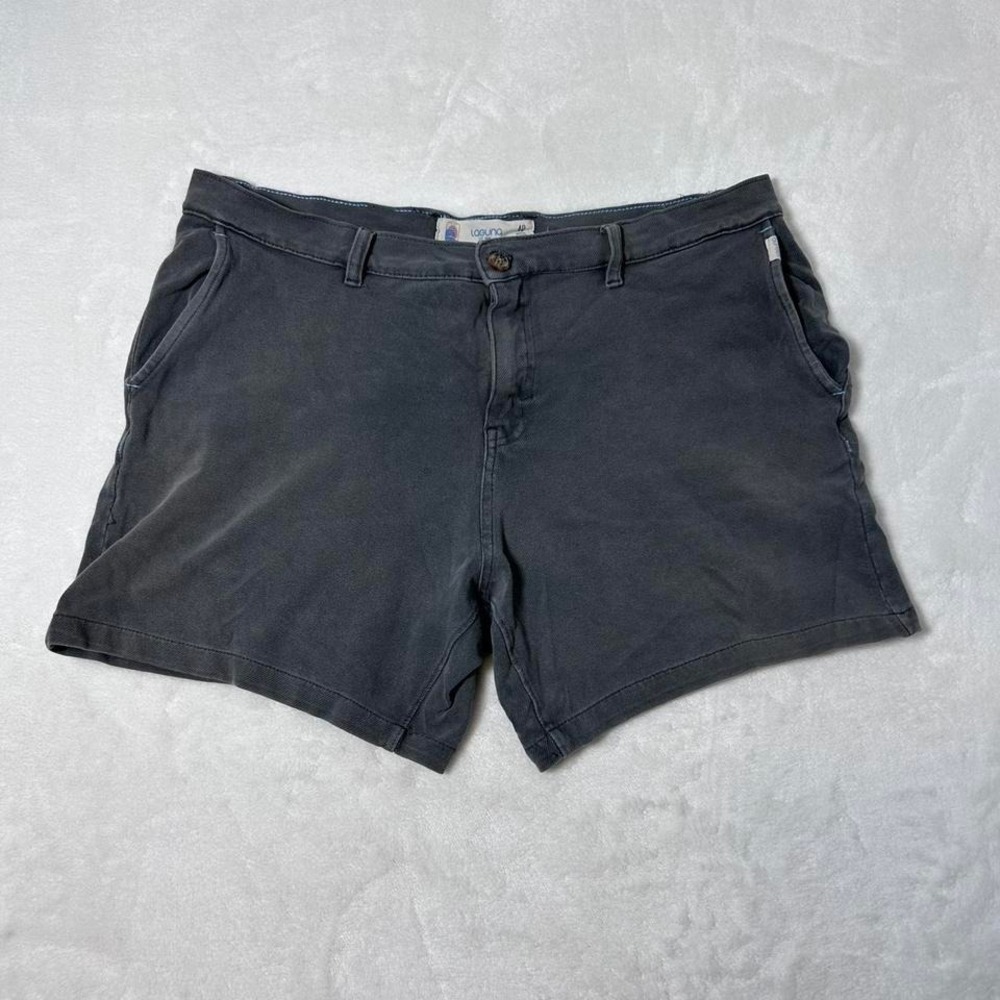 Laguna Men's Shorts‎ Casual Shorts 40 Grey Zip Button 95% Cotton